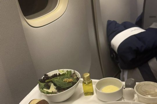 Lufthansa-In-Flight-Prawns-Meal