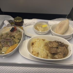 Dinner-served-during-the-journey