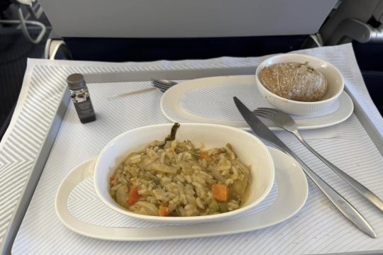 Aegean-Business-Class-In-Flight Meal
