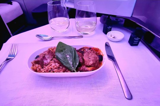 Air-New-Zealand In-Flight-Meal