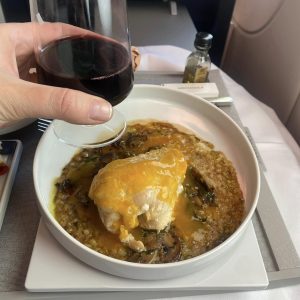 Onboard-meal-on-Air-France