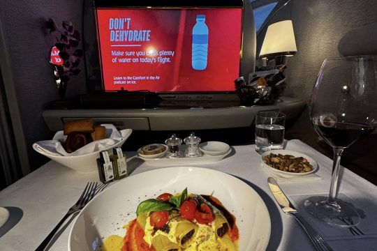 Emirates-First-Class-Dining