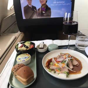 Business-class-meal