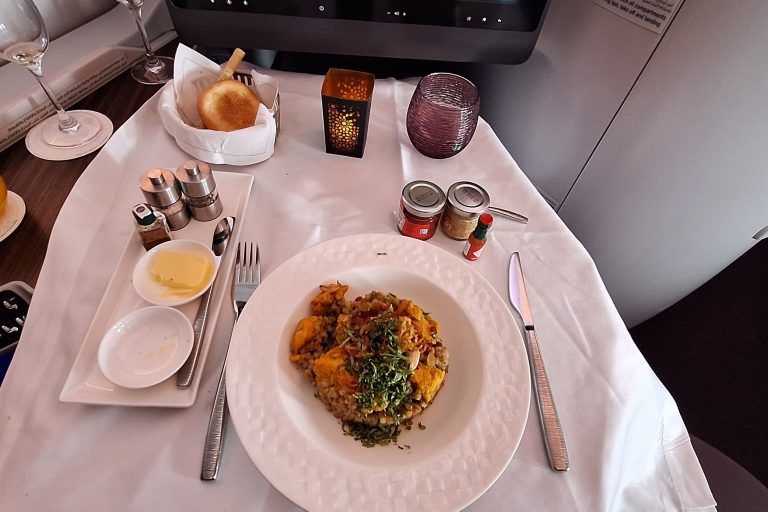 Qatar Airways In-Flight Meal