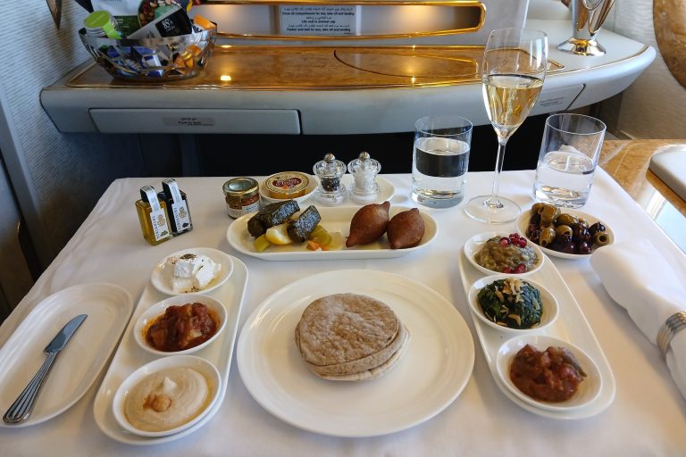 Fine dining experience onboard