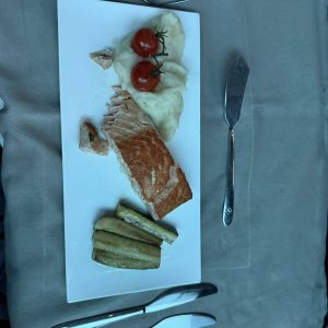 In-flight-dinner