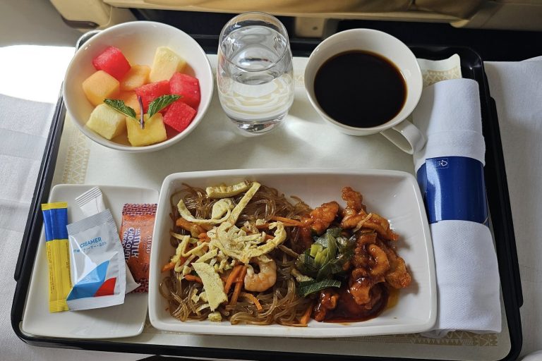In-flight meal