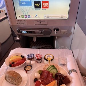 In-flight-Breakfast