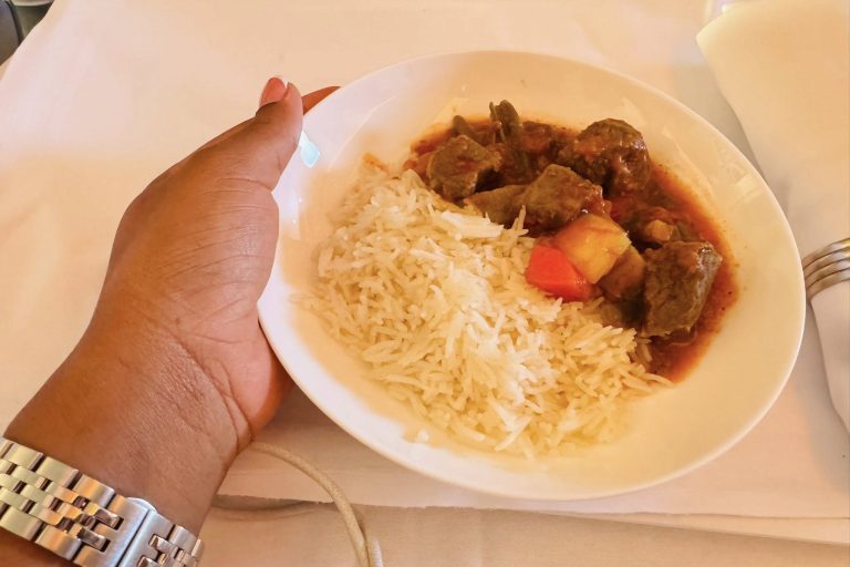 Business Class Rice and Meat Meal