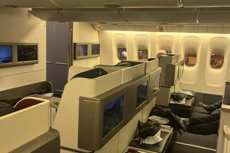 Inside the cabin view