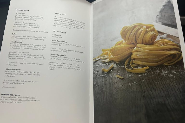 Dining Menu