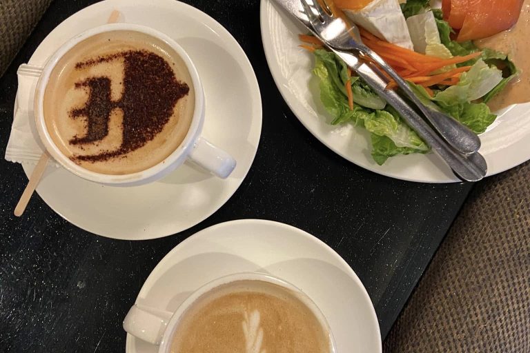 Lounge Breakfast Before the Flight