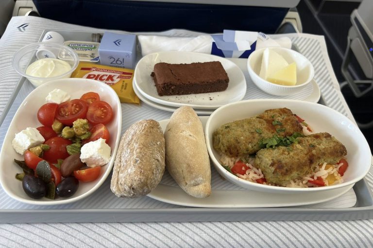 Aegean Airlines In-Flight Meal