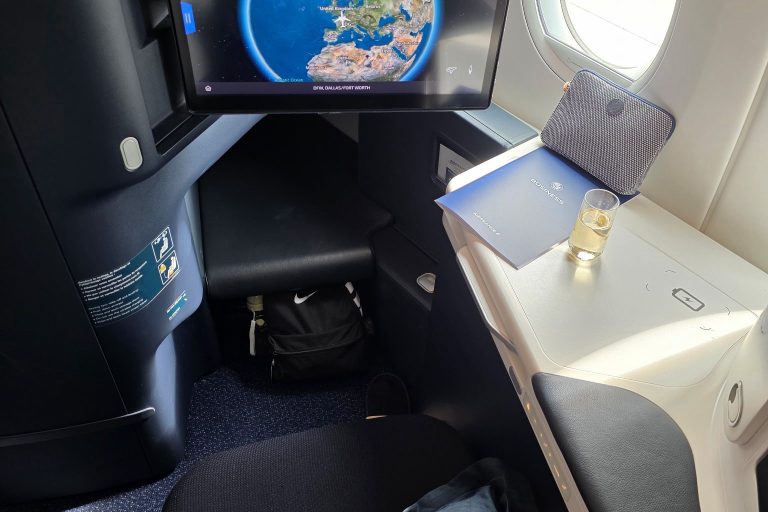 Spacious seating that made the journey relaxing