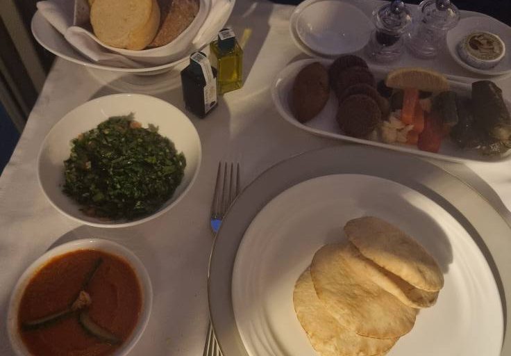 Premium in-flight dining