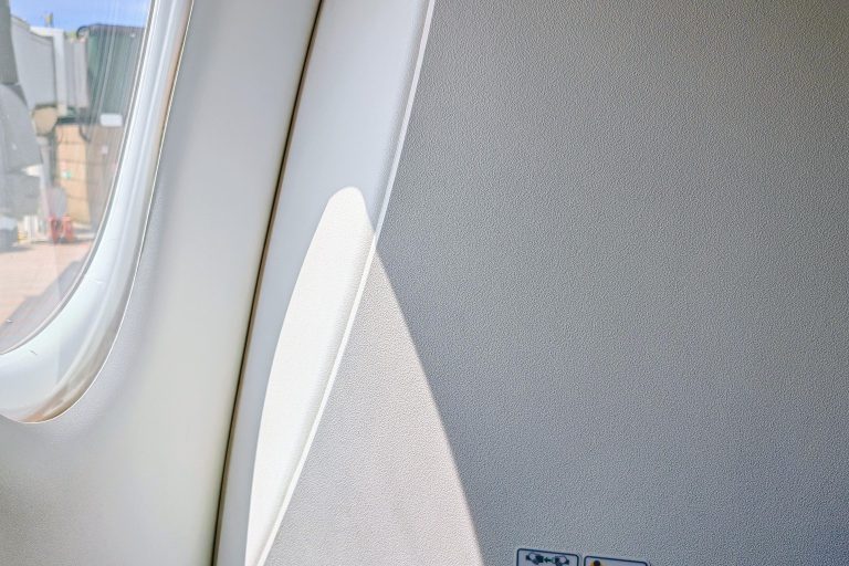 Glimpse of window view
